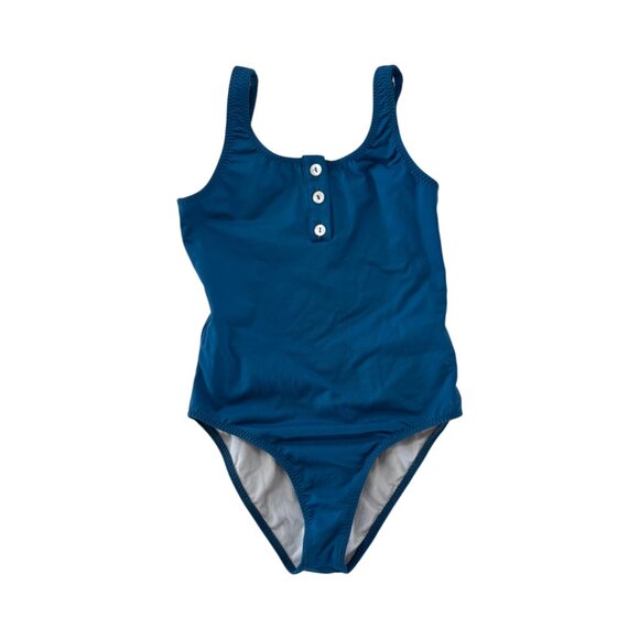 PACIFIC RAINBOW - SWIMMING SUIT 1 PIECE - PETROL BLUE - NEW NO TAG - Picture 2 of 4